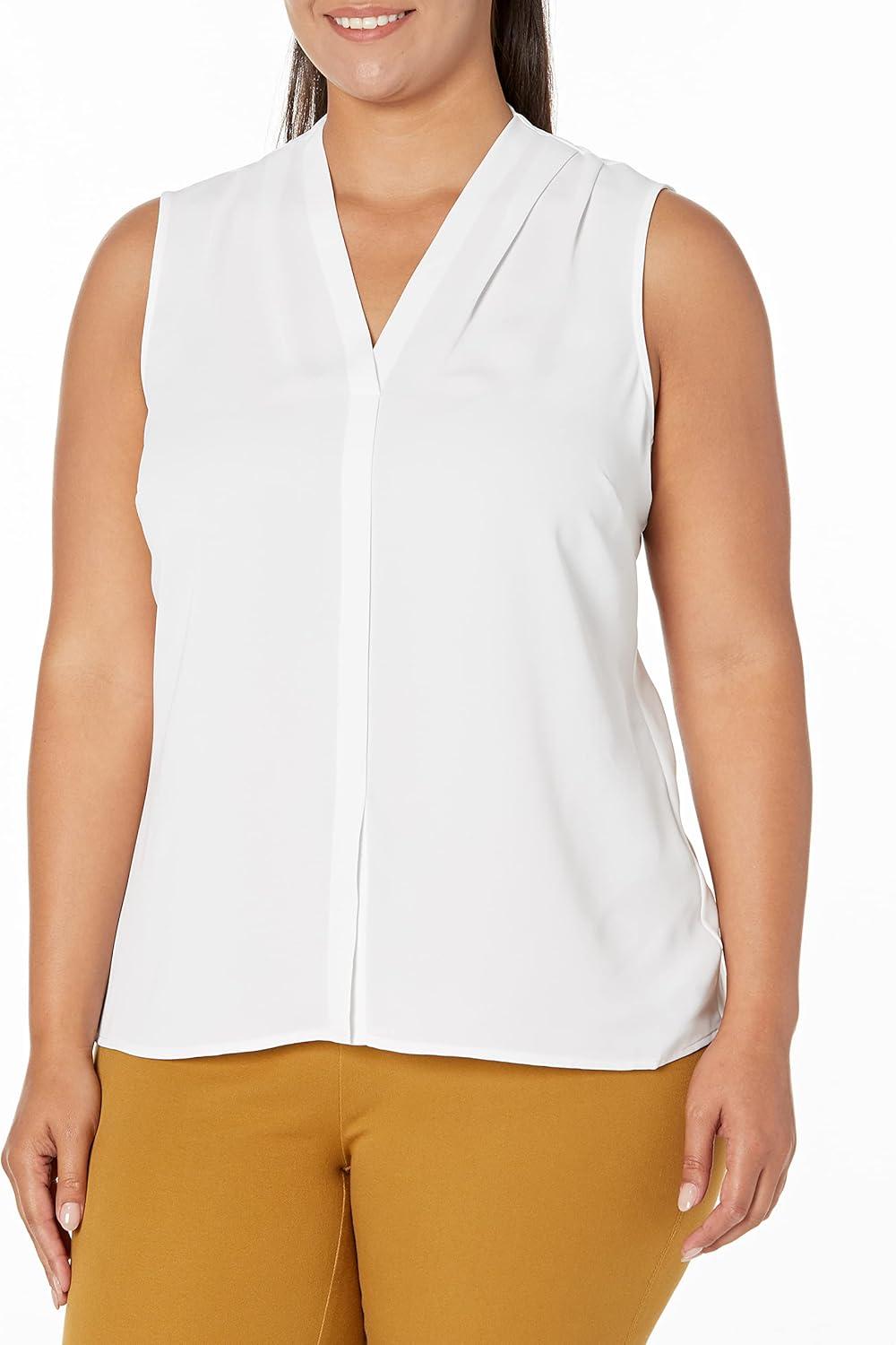 imageNICZOE Womens Easy Day to Night TopPaper White