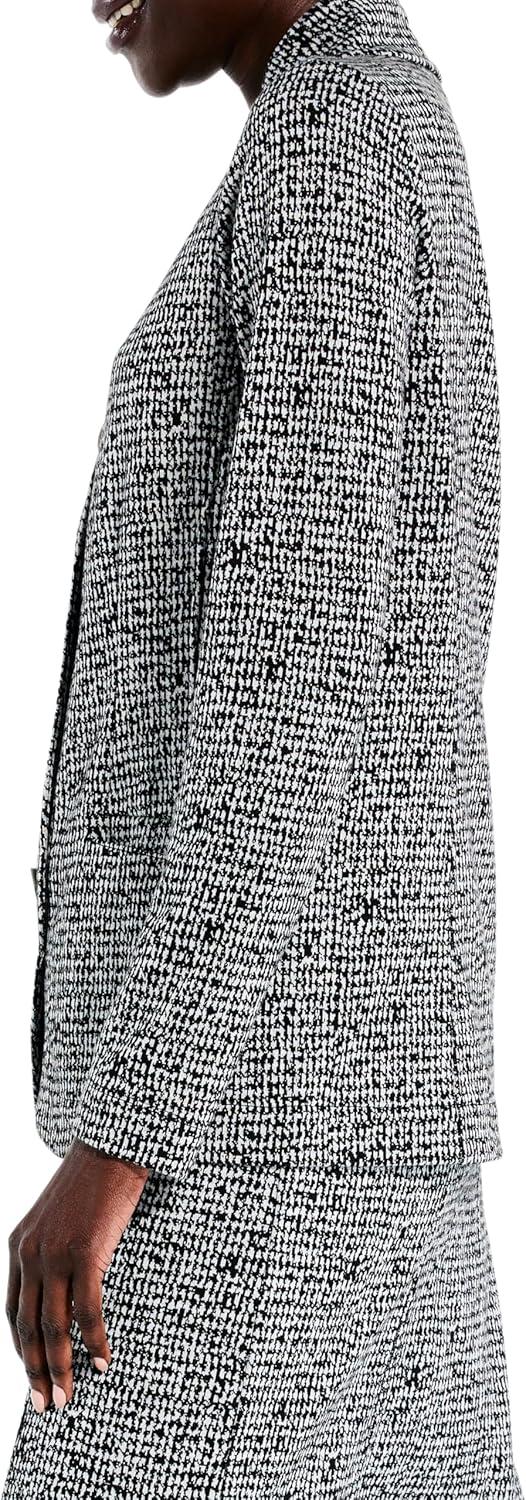 imageNICZOE Womens Etched Tweed JacketBlack Multi