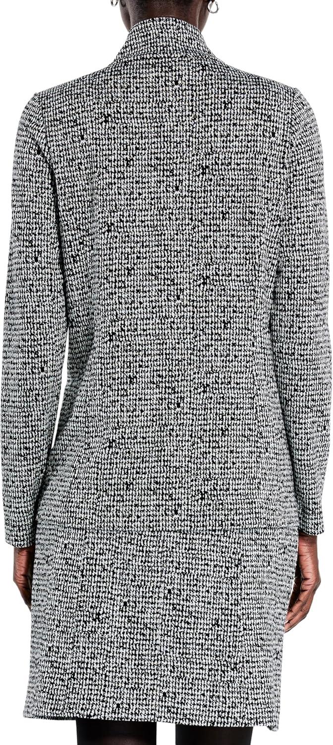 imageNICZOE Womens Etched Tweed JacketBlack Multi