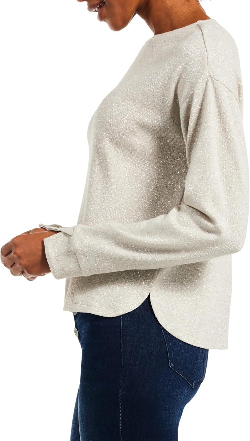 imageNICZOE Womens Everyday Sparkle TopNeutral Mix