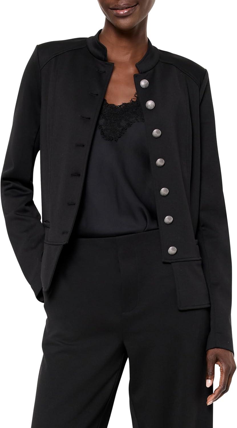 imageNICZOE Womens Femme Ponte JacketBlack Onyx