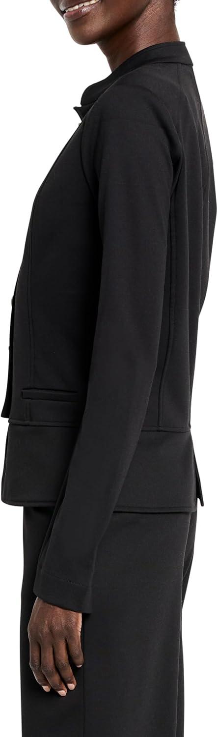 imageNICZOE Womens Femme Ponte JacketBlack Onyx