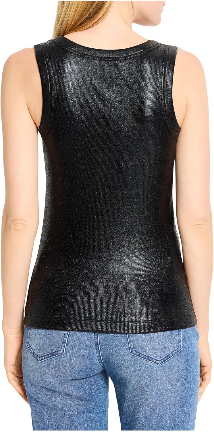 imageNICZOE Womens Glazed Rib TankBlack Onyx