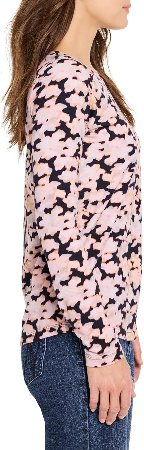 imageNICZOE Womens Glow Up Crew Neck TeeIndigo Multi