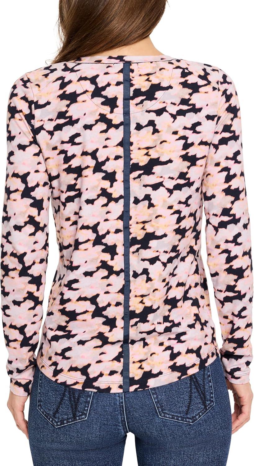 imageNICZOE Womens Glow Up Crew Neck TeeIndigo Multi