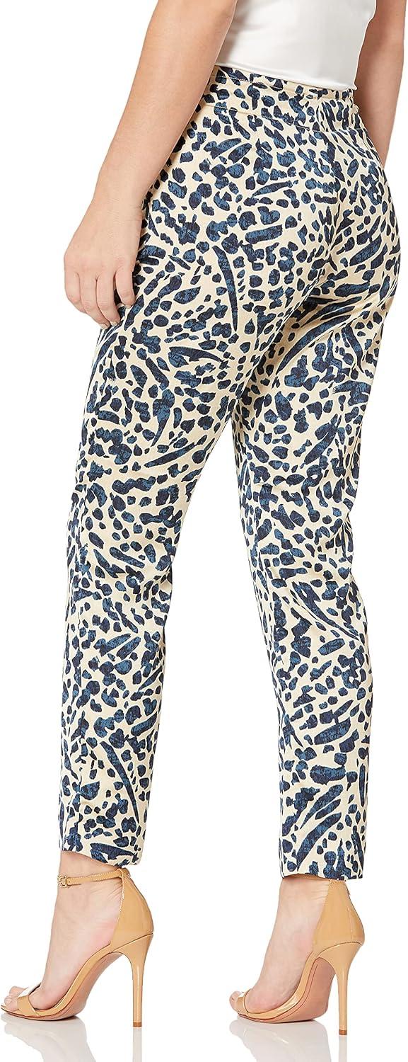 imageNICZOE Womens Ink Splatter PantGreen Multi