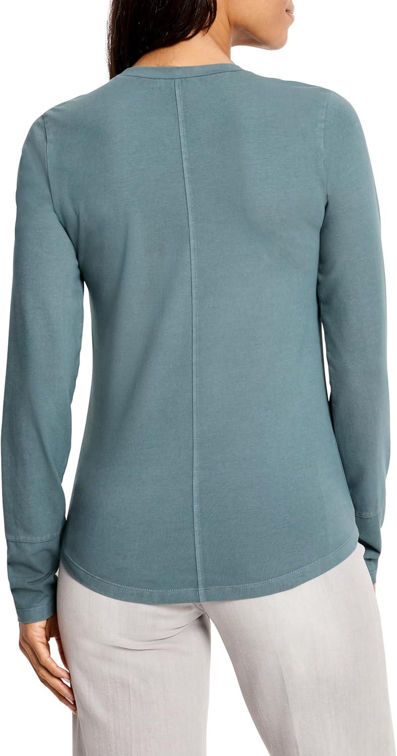 imageNICZOE Womens Long Sleeve Scoop Neck TeePatina