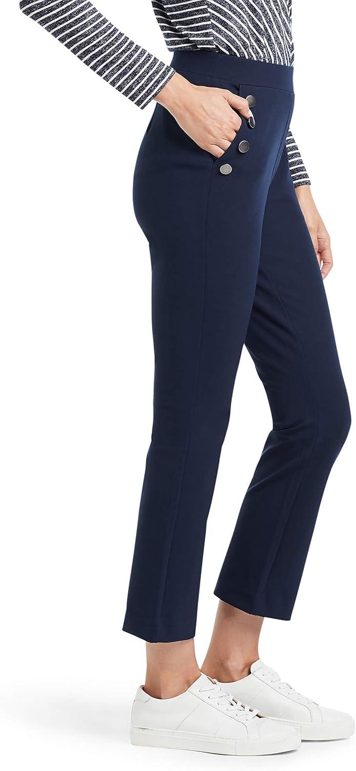 imageNICZOE Womens Nautical Ponte Pant