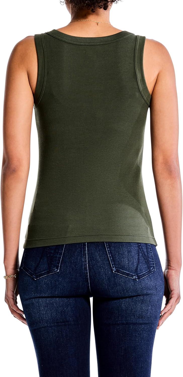 imageNICZOE Womens Perfect Knit Rib Scoop TankBriar