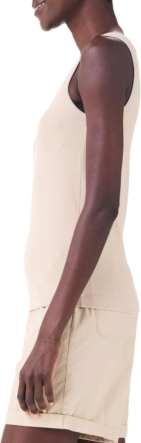 imageNICZOE Womens Perfect Knit Rib Scoop TankBrown Rice