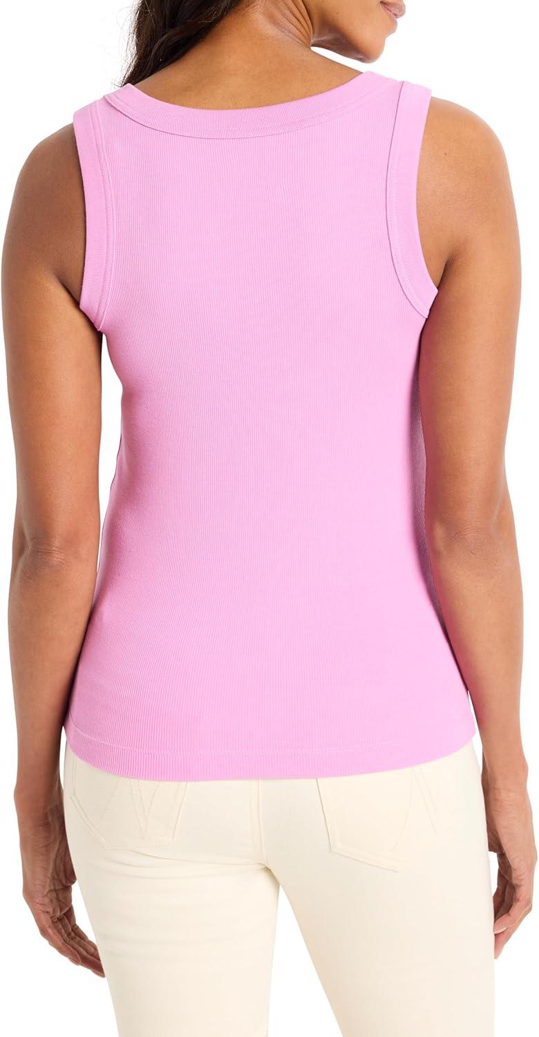 imageNICZOE Womens Perfect Knit Rib Scoop TankCamellia