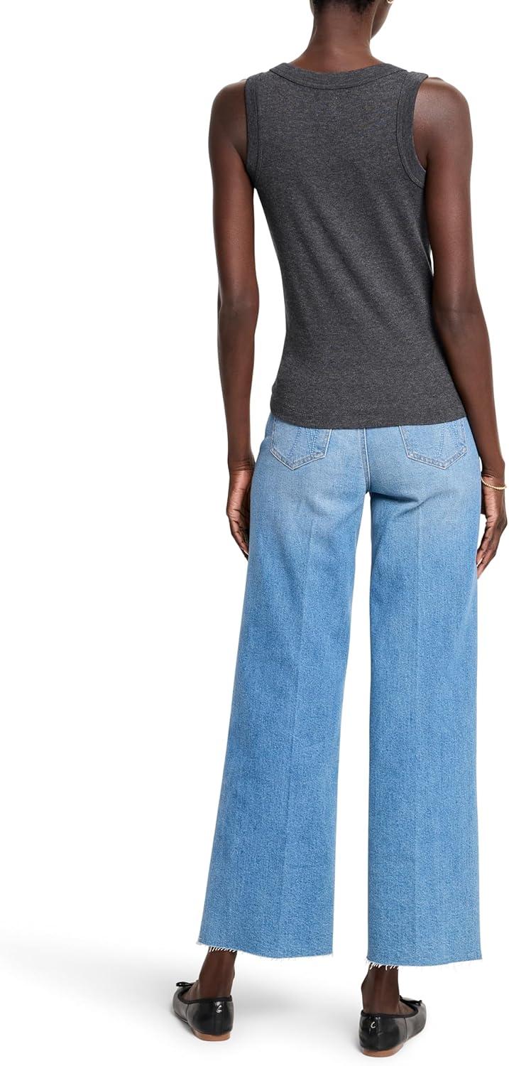 imageNICZOE Womens Perfect Knit Rib Scoop TankCharcoal Heather