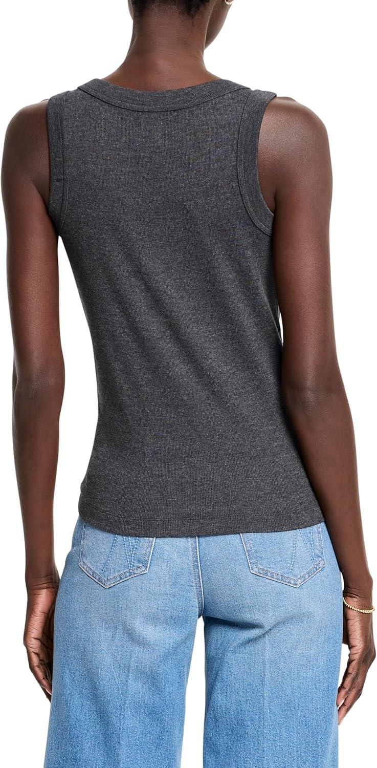 imageNICZOE Womens Perfect Knit Rib Scoop TankCharcoal Heather