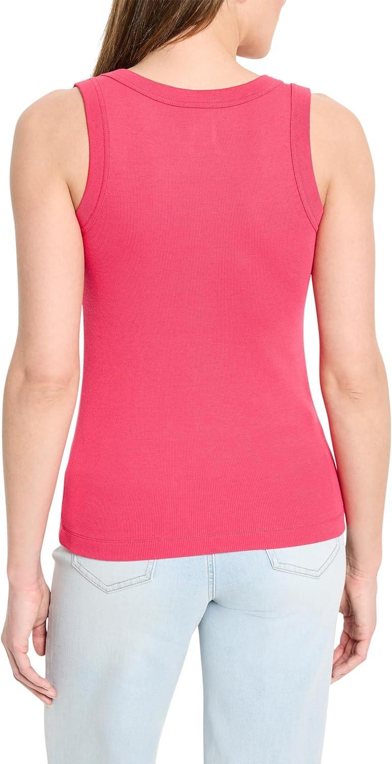 imageNICZOE Womens Perfect Knit Rib Scoop TankDaiquiri