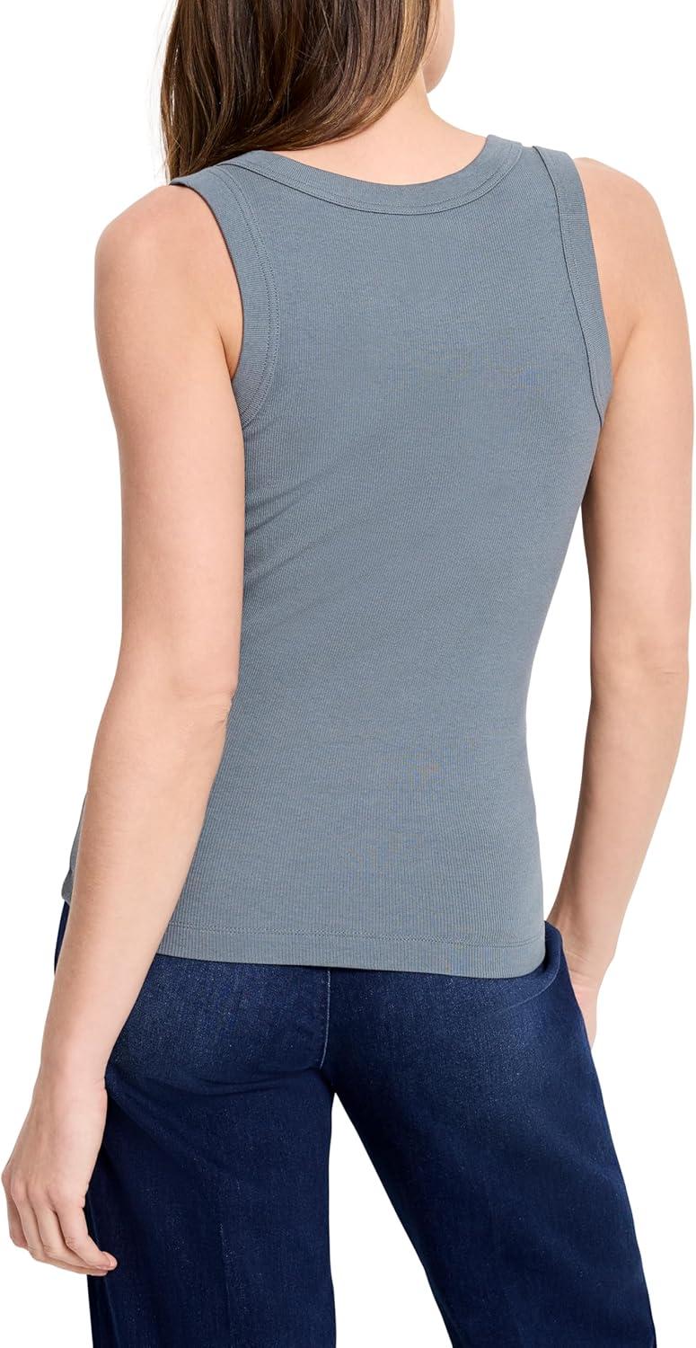 imageNICZOE Womens Perfect Knit Rib Scoop TankPatina