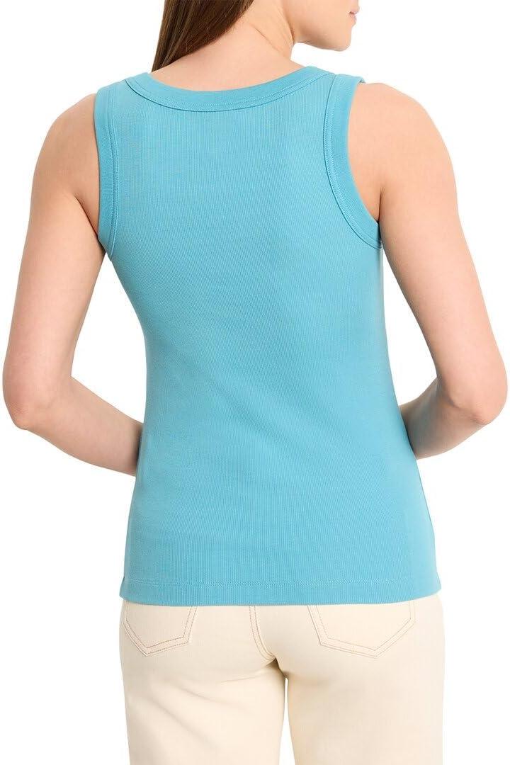 imageNICZOE Womens Perfect Knit Rib Scoop TankRiveria