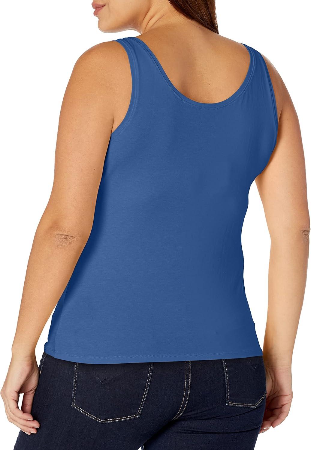 imageNICZOE Womens Perfect TankWashed Cobalt