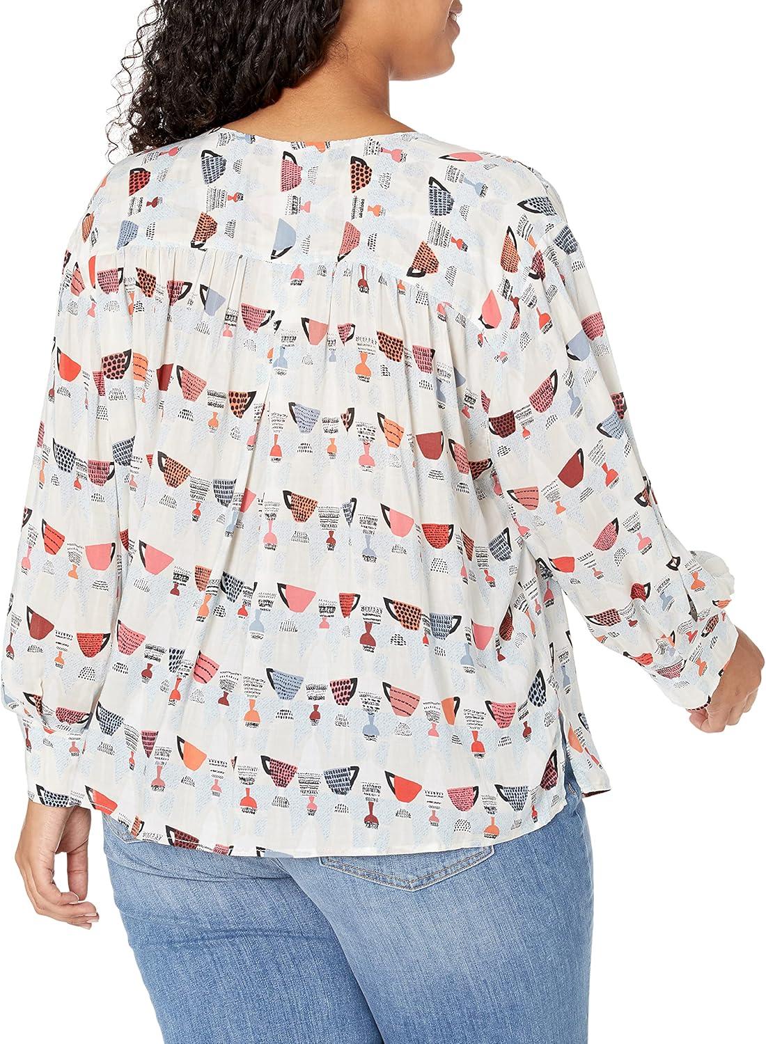 imageNICZOE Womens Perk Up BlouseRed Multi