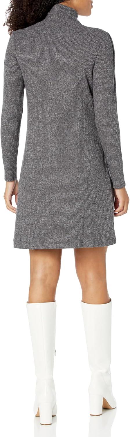 imageNICZOE Womens Petite Cozy Rib DressEclipse