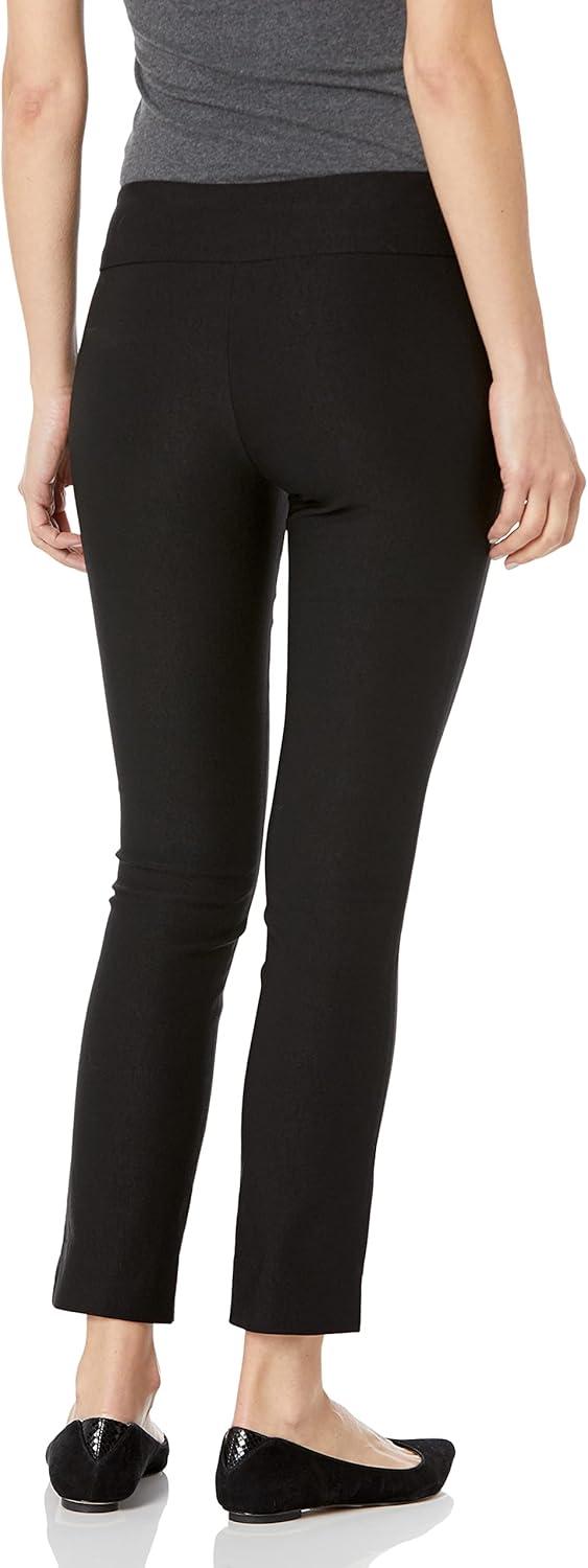 imageNICZOE Womens Petite Slim Wonderstretch PantBlack Onyx
