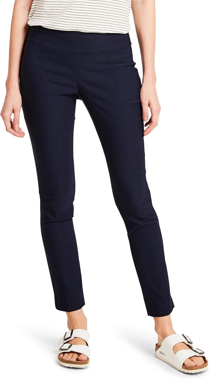 imageNICZOE Womens Petite Slim Wonderstretch PantDark Indigo