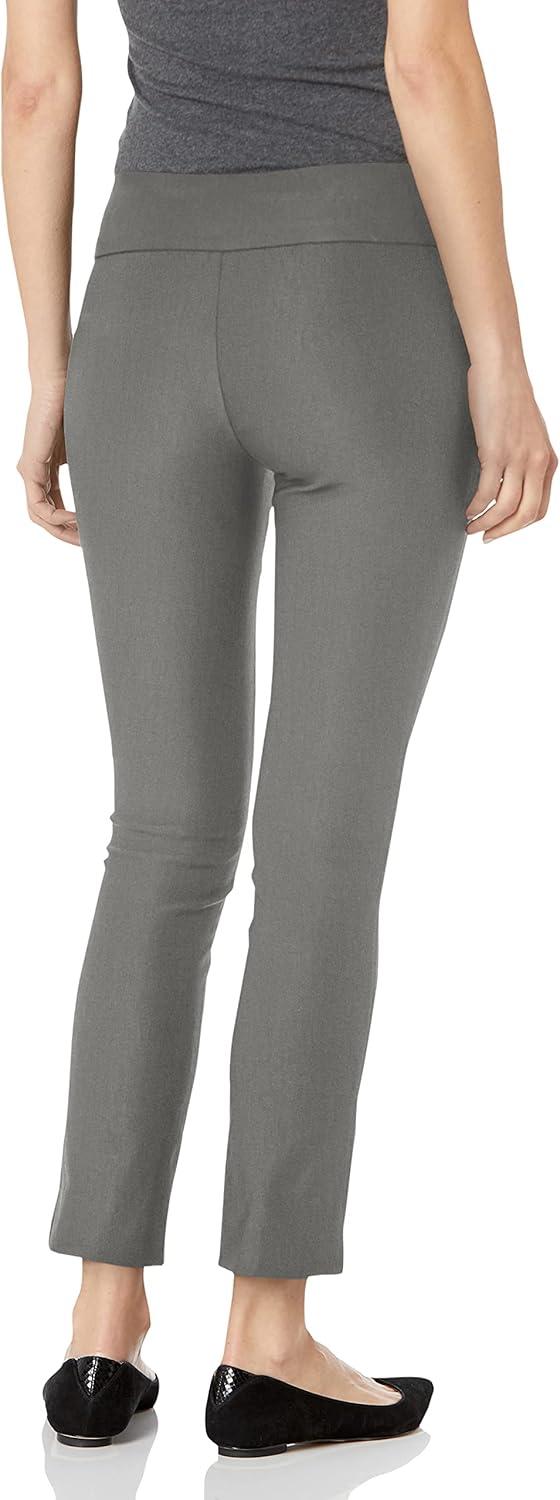 imageNICZOE Womens Petite Slim Wonderstretch PantMushroom