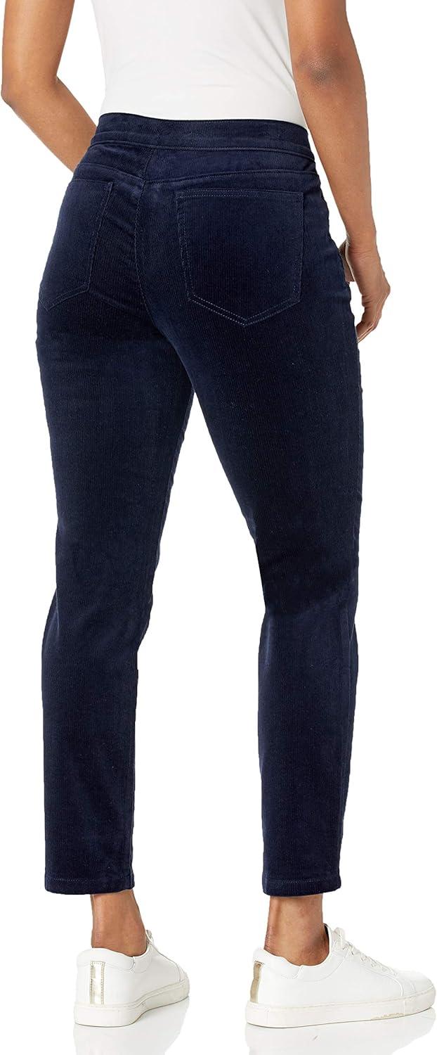 imageNICZOE Womens Pin Wale Cord PantDark Indigo