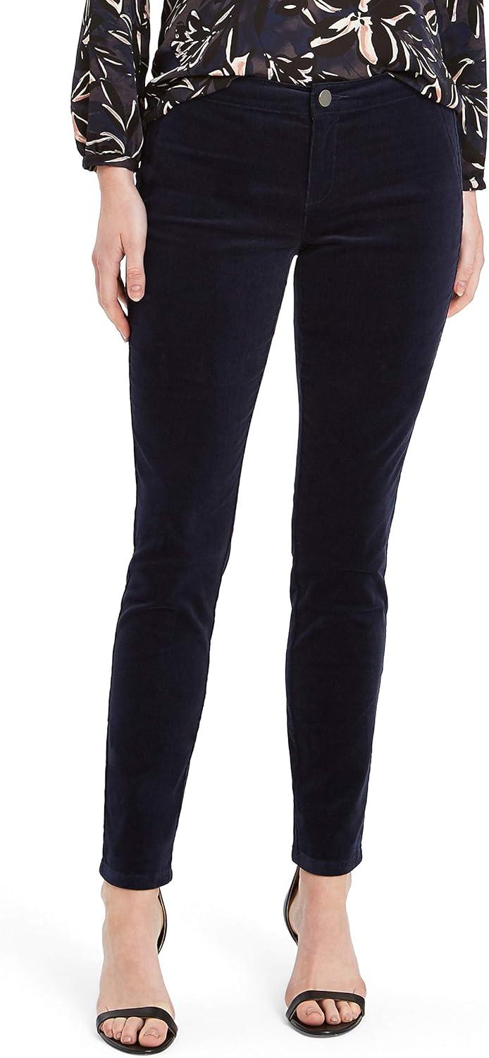 imageNICZOE Womens Pin Wale Cord PantDark Indigo