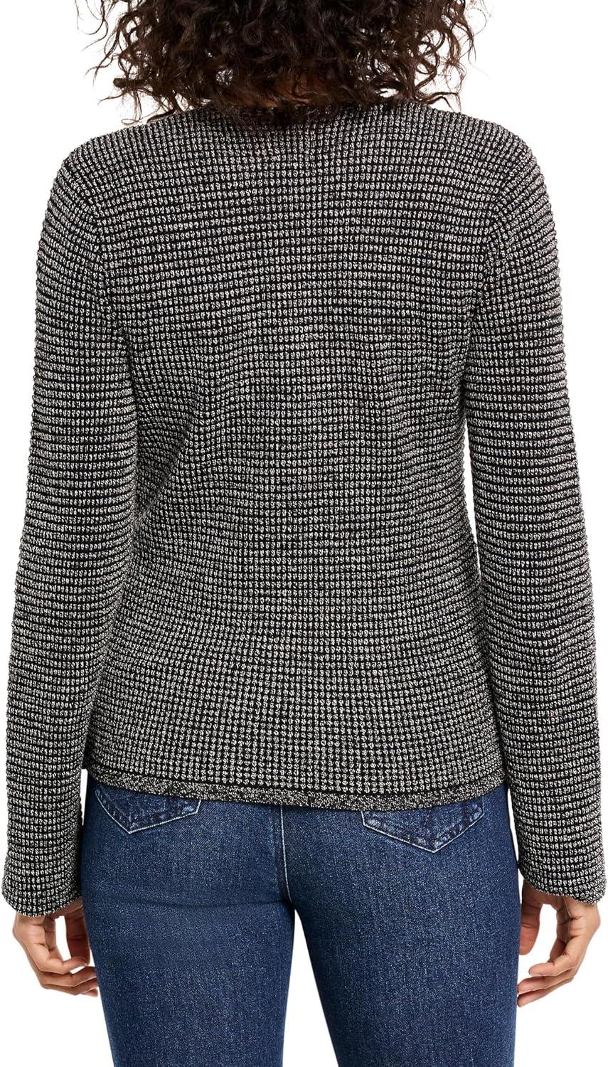 imageNICZOE Womens Pixel Knit 4Way CardiganNeutral Multi