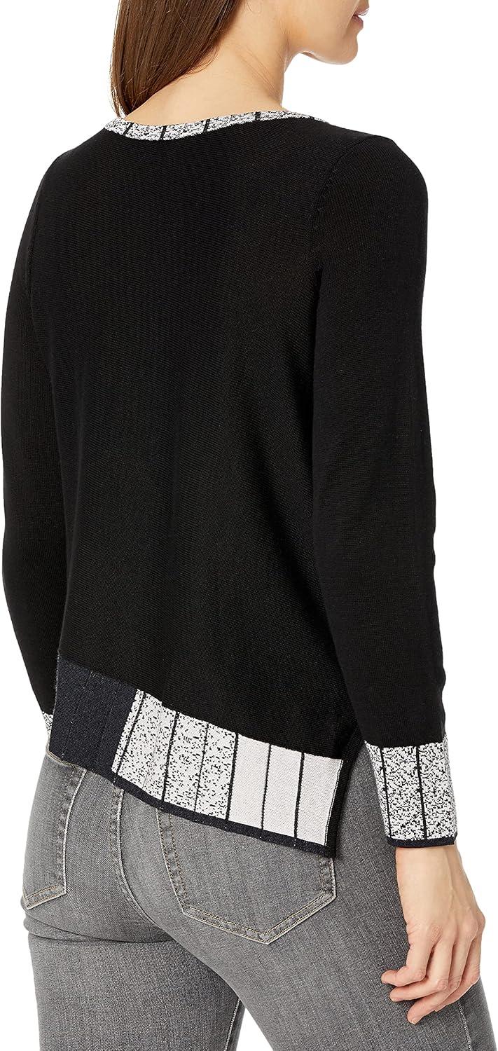 imageNICZOE Womens Plus Size CasualBlack Multi