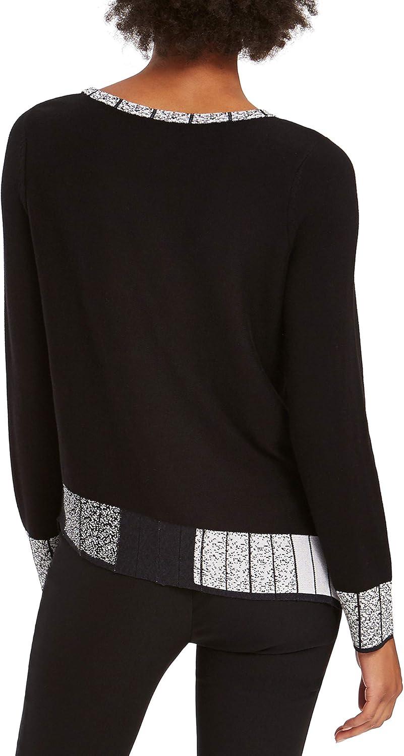 imageNICZOE Womens Plus Size CasualBlack Multi