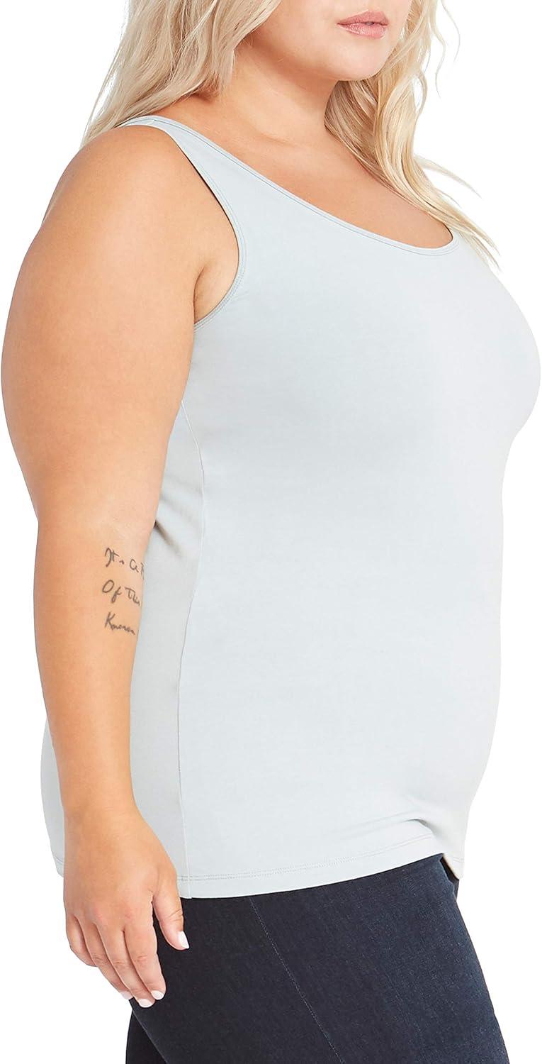 imageNICZOE Womens Plus Size Perfect ScoopEucalyptus