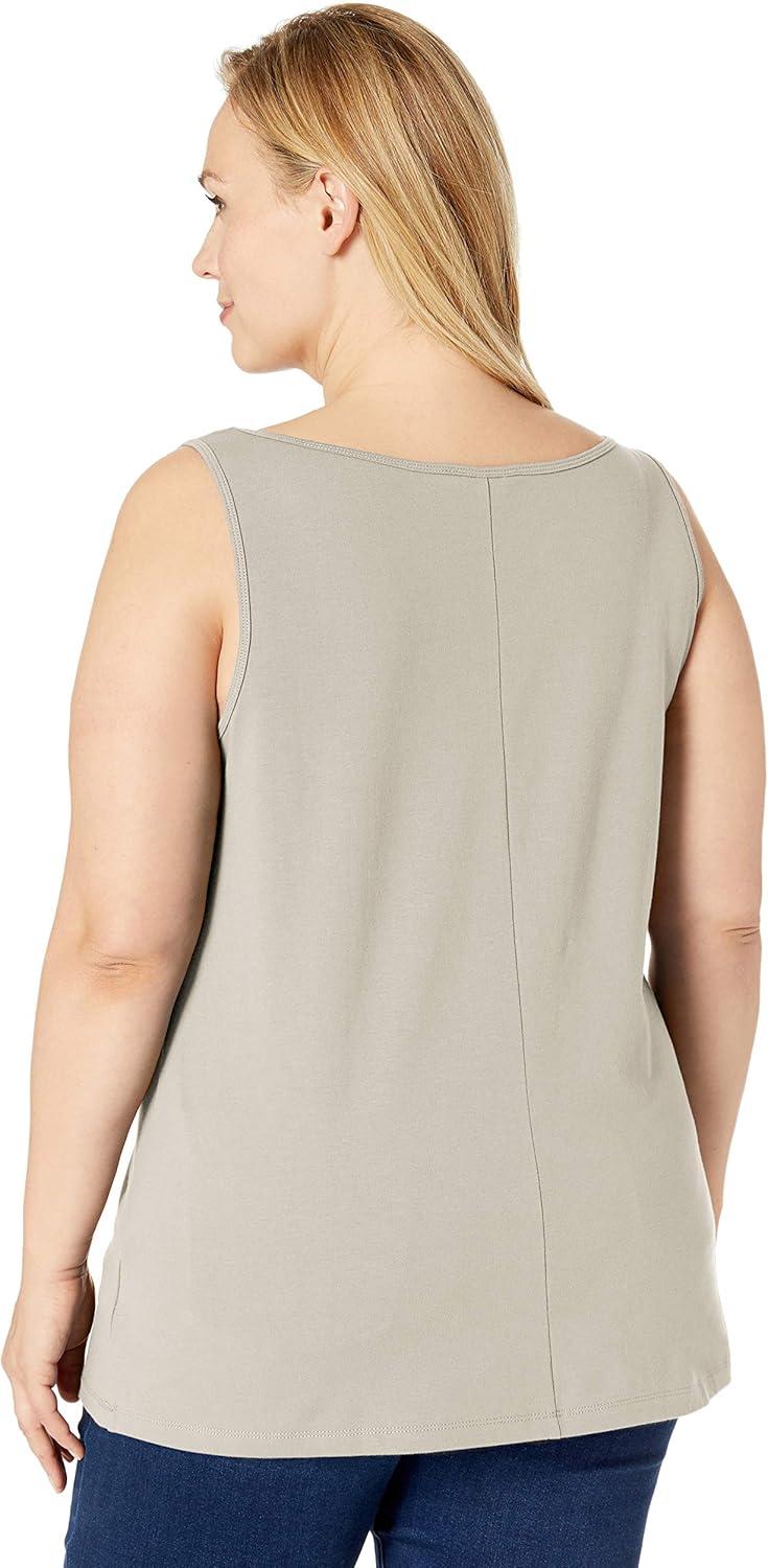 imageNICZOE Womens Plus Size Perfect ScoopPutty