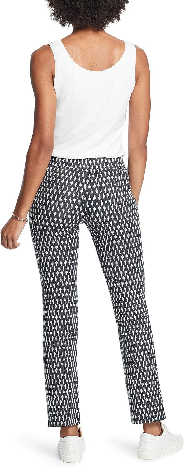 imageNICZOE Womens Ponte Ikat PantIndigo Multi