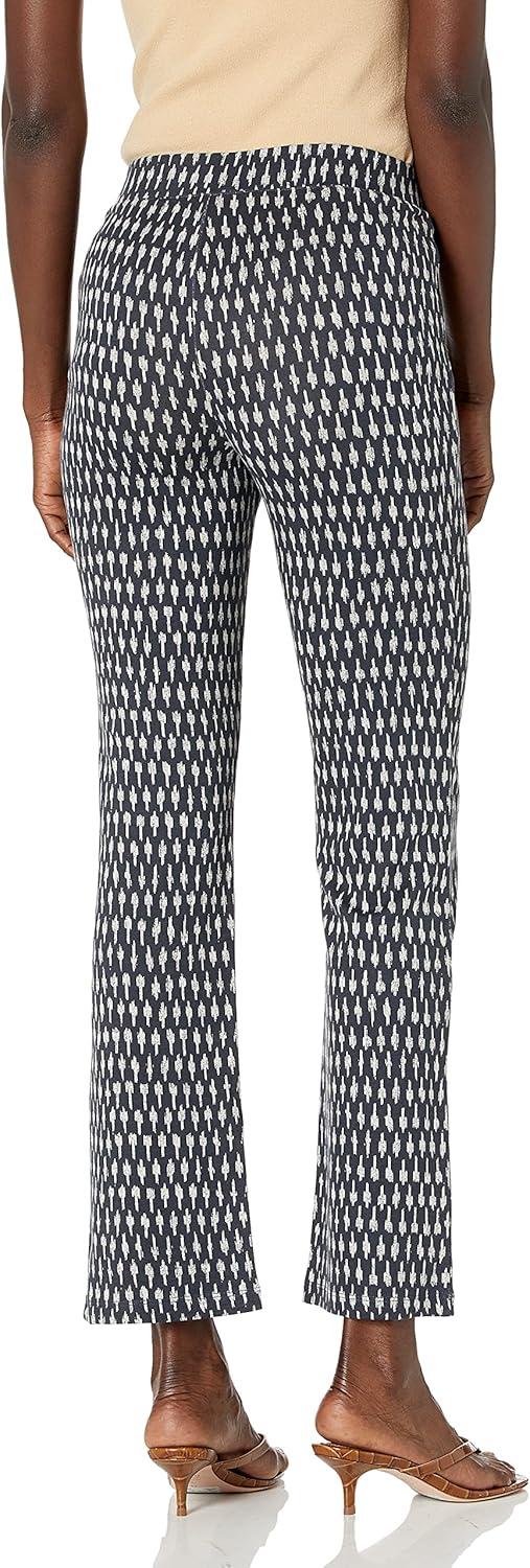 imageNICZOE Womens Ponte Ikat PantIndigo Multi