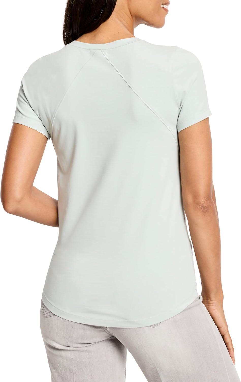 imageNICZOE Womens Short Sleeve Crew Neck TeeLichen