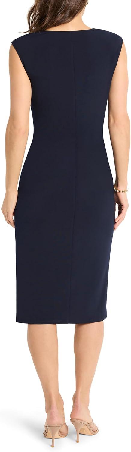 imageNICZOE Womens Side Ruche DressDark Indigo