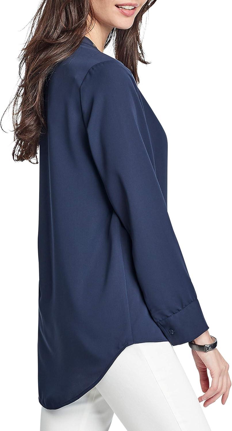 imageNICZOE Womens Spring Stud ShirtDark Indigo