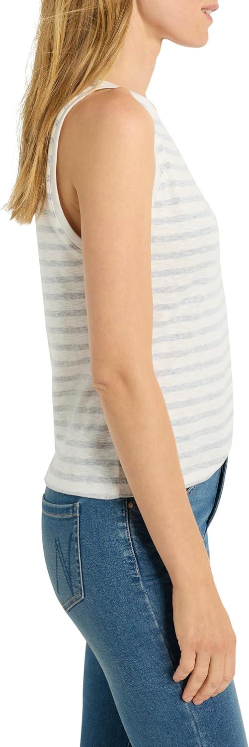 imageNICZOE Womens Striped Boat TankGrey Multi