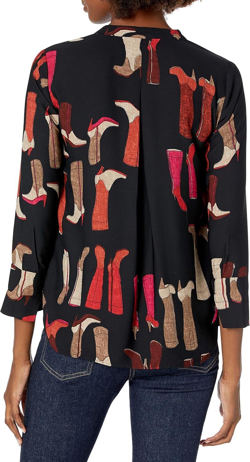 imageNICZOE Womens These Boots BlouseBlack Multi