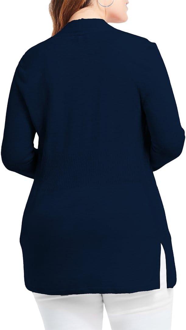 imageNICZOE womens Lightweight Long Boc CardiganDark Indigo