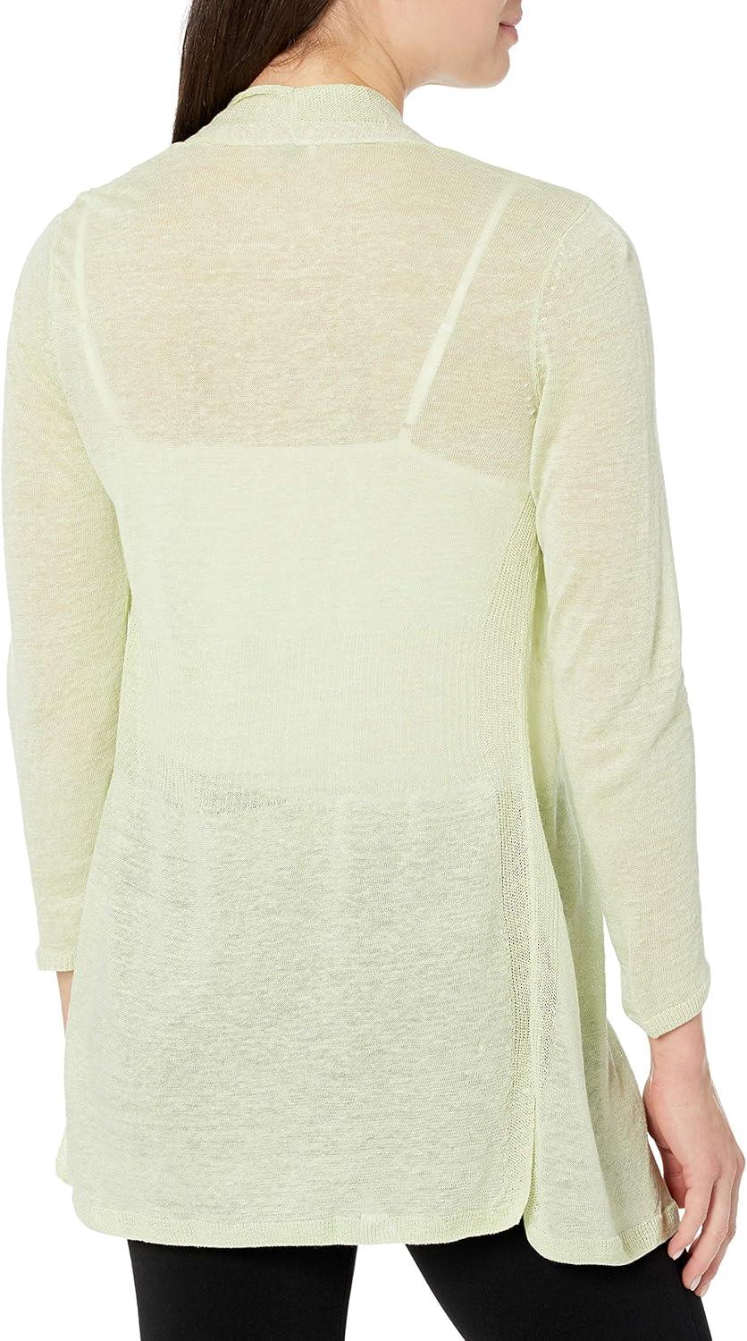 imageNICZOE womens Lightweight Long Boc CardiganHoneydew