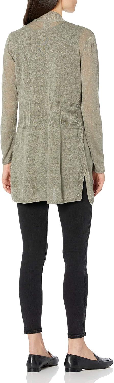 imageNICZOE womens Lightweight Long Boc CardiganOd Green
