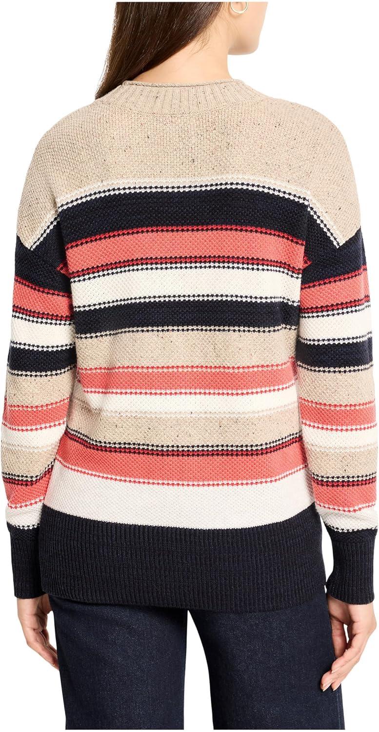 imageNICZoe Womens NEP Knit Striped SweaterRed Multi