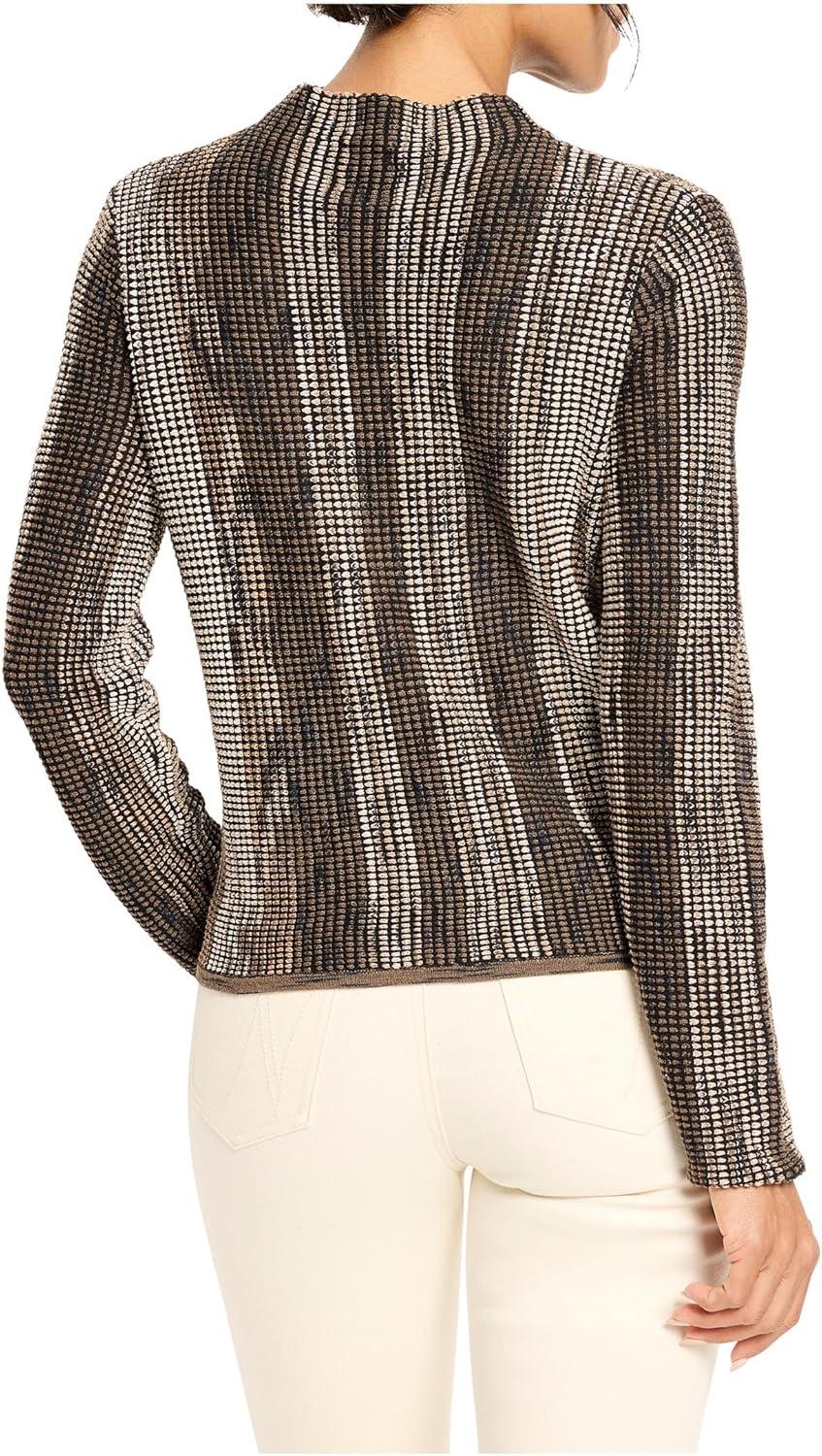 imageNICZoe Womens Ombre Pixel Knit SweaterNeutral Multi