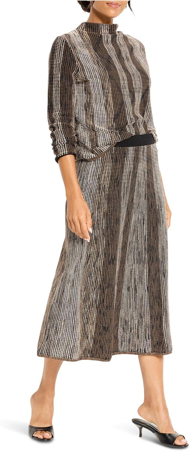 imageNICZoe Womens Ombre Pixel Knit SweaterNeutral Multi