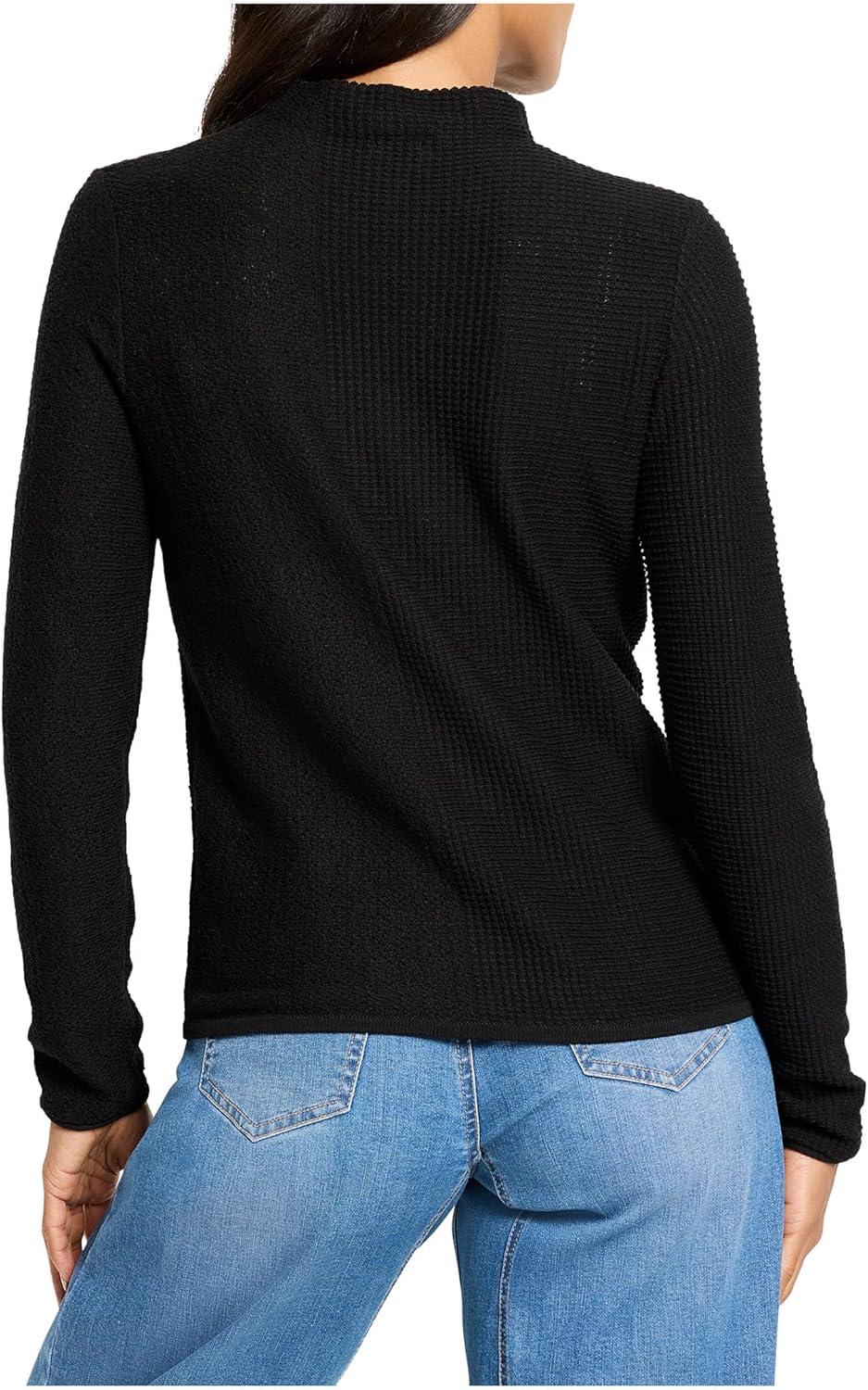 imageNICZoe Womens Pixel Knit SweaterBlack Onyx