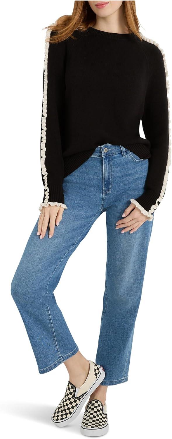 imageNICZoe Womens Ruffled Down SweaterBlack Onyx