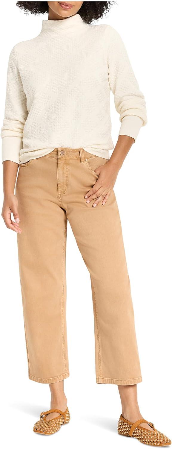 imageNICZoe Womens Textured Diamonds SweaterClassic Cream