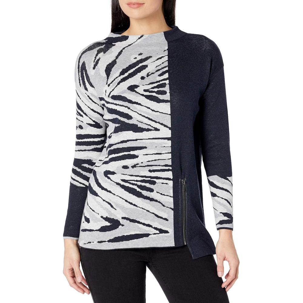 imageNICZOE Tahoe Zip SweaterBlack Multi